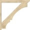 Ekena Millwork Balboa Slat Rough Sawn Outlooker, Douglas Fir, 6"W x 48"D x 48"H OUT06X48X48BOA06RDF - alternate 3